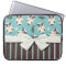 cute white owl pattern and stripes