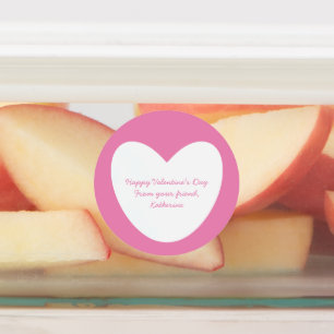 Cute white pink heart classroom Valentine's Day