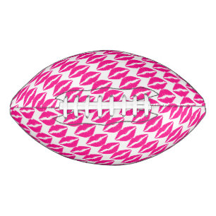 Cute white pink kisses pattern neck tie Case-Mate  American Football