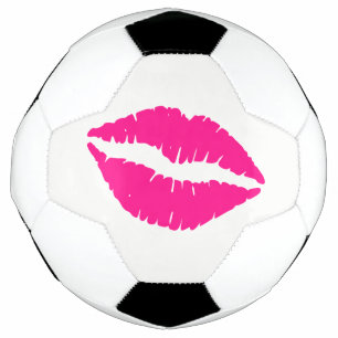 Cute white pink kisses pattern neck tie Case-Mate  Football