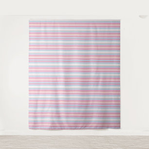 Cute white pinky stripes  tapestry