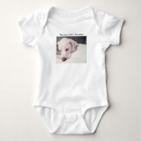 Cute White Puppy Dog Sleeping Peacefully Baby Body