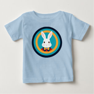 Cute White Rabbit Baby T-Shirt