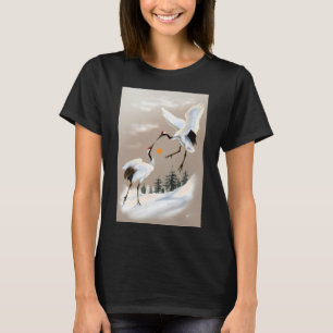 Cute White Rabbits Bunny Meadow Women's T-Shirt