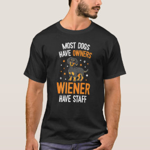 & Cute Wiener Dog Saying Dackel & Dachshund Mum T-Shirt