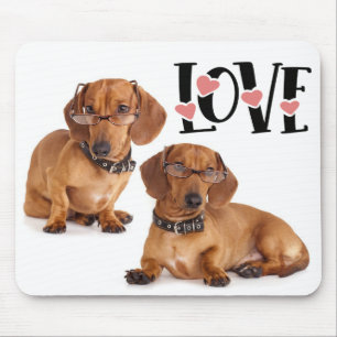 Cute Wiener Puppy Dog Gift Doxin Lover Dachshund Mouse Mat