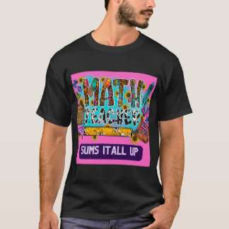 Cute Wife Mum Math Teacher Gift Idea  T-Shirt