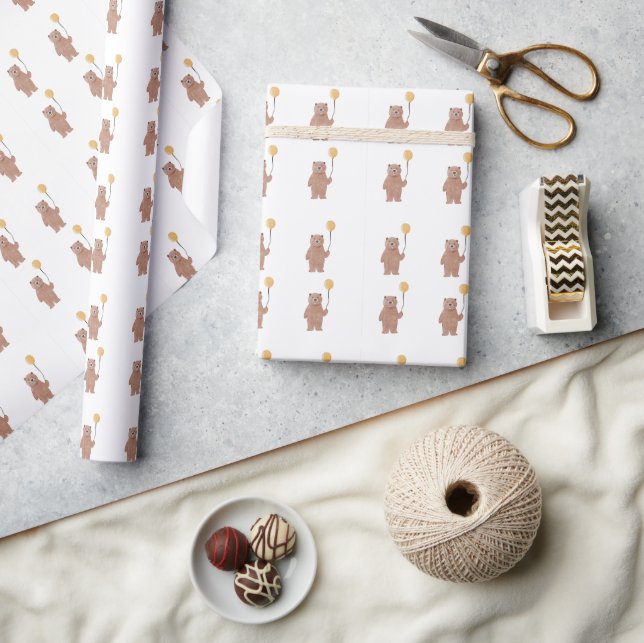Cute Wild Animals Birthday Wrapping Paper (Crafts)
