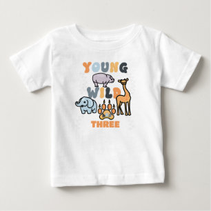 Cute Wild Animals Toddler Baby T-Shirt