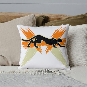 Cute Wild Big Cats Safari Wildlife Animal Custom Cushion