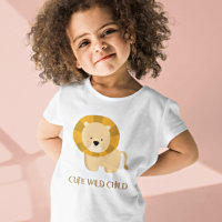 Cute Wild Child Lion Illustration