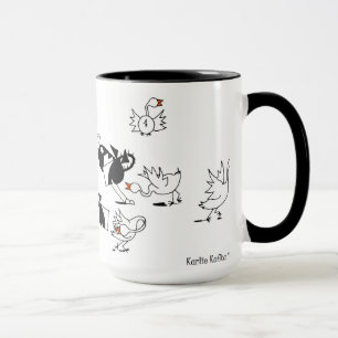 Cute Wild Goose Chase Horse Cartoon Mug