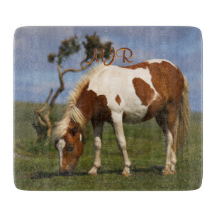 Cute Wild Pony on Dartmoor Cutting Board