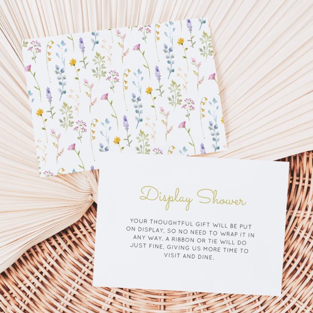 Cute Wildflower Pattern Enclosure Card (Creator Uploaded)
