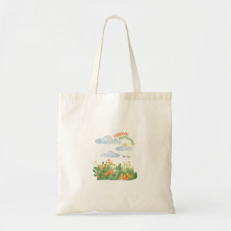 Cute Wildflower Tote Bag