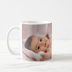 Cute Will You Be Godparents Baby Photo Baptism Coffee Mug