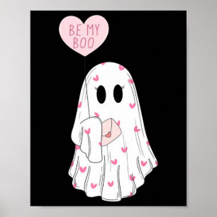 Cute Will You Be My Boo Ghost Halloween! Love Part Poster