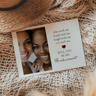 Cute Will You Be My Bridesmaid? Photo