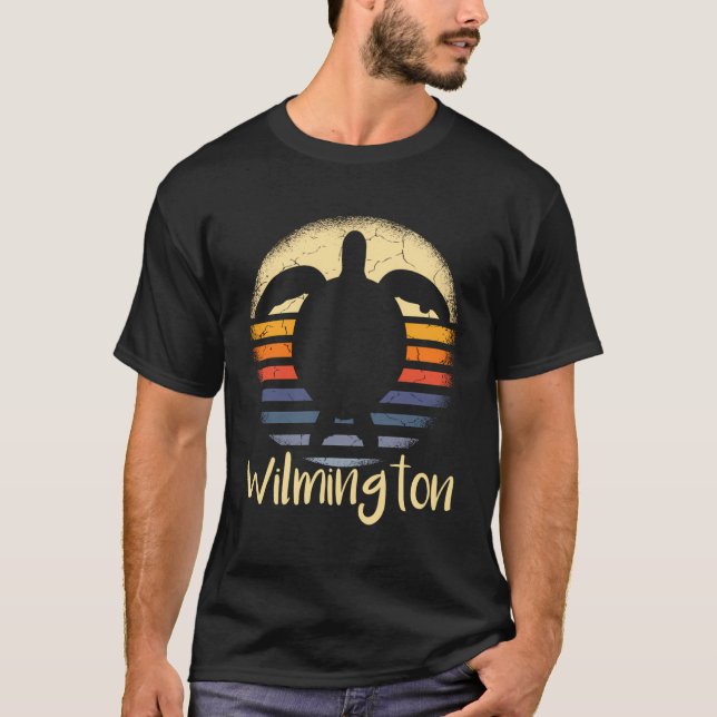 Cute Wilmington Beach North Carolina Nc Sea Turtle T-Shirt (Front)