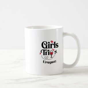 Cute Wine Girls Trip Uruguay Travel Vacation Coffee Mug