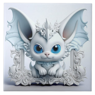 Cute Wing-Ear Character Tile