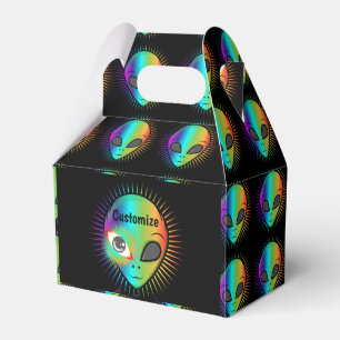 Cute Winking Alien Head Thunder_Cove Favour Box