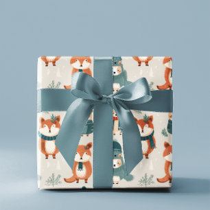 Cute Winter Animals Christmas & Birthday Wrapping Paper