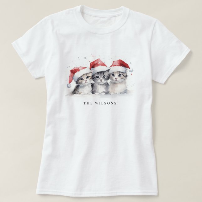 Cute Winter Cats Sweater Furry & Bright Christmas  (Design Front)