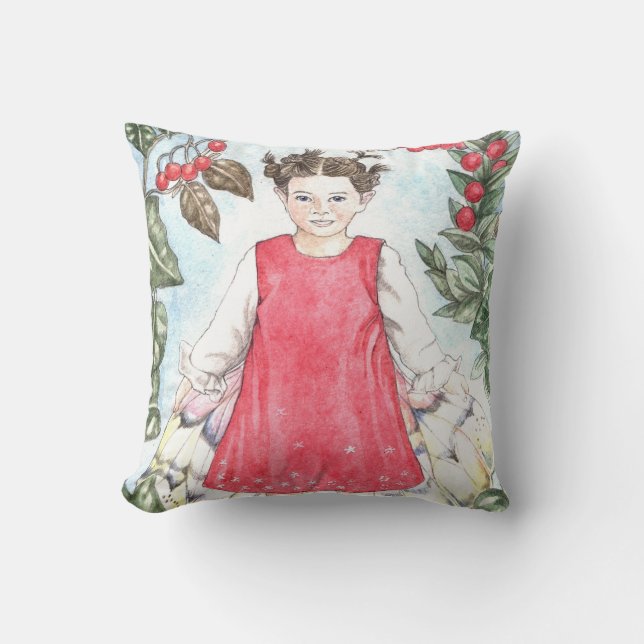 Cute Winter Fairy Cushion (Front)