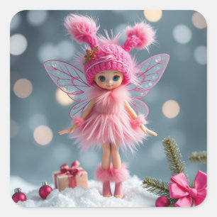 Cute Winter Fairy Stickers