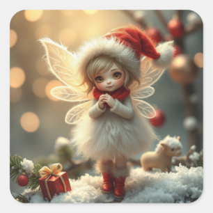 Cute Winter Fairy Stickers