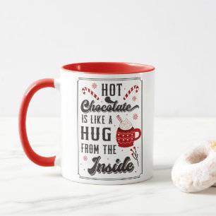 Cute Winter Hot Chocolate Merry Christmas Holidays Mug