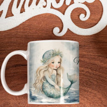 Cute Winter Mermaid Christmas 