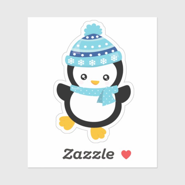 Cute Winter Penguin  (Sheet)