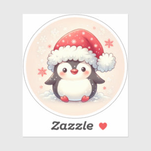 Cute Winter Penguin Sticker