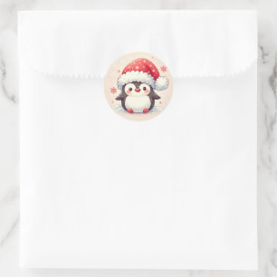 Cute Winter Penguin Sticker