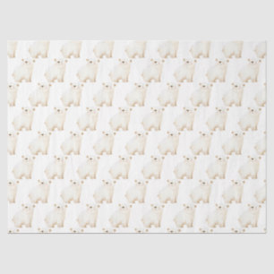 Cute Winter Polar Bears Tissue Paper