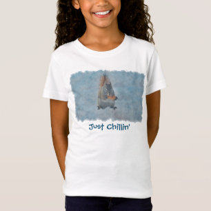 Cute Winter Squirrel Just Chillin' with a Peanut T-Shirt