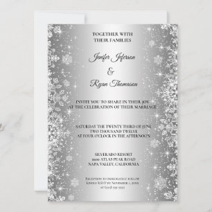 Cute winter wedding Invitation
