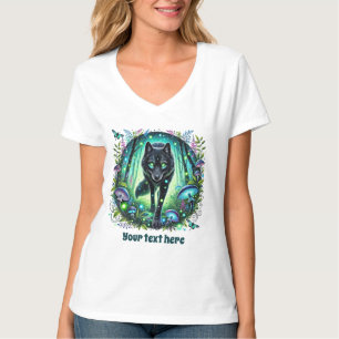 Cute Winter wolf customisable T-Shirt