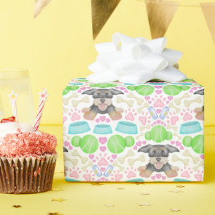 Cute Wire Haired Dachshund Sausage Dog Wrapping Paper