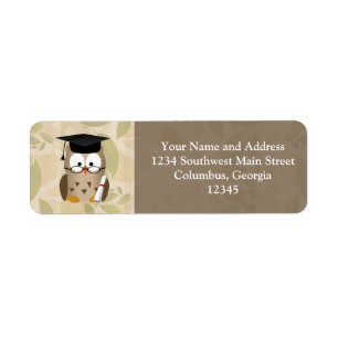 Cute Wise Owl Graduate