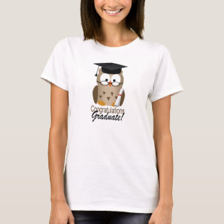 Cute Wise Owl Graduate T-Shirt