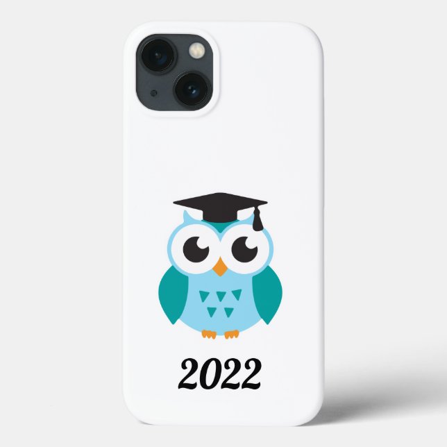 Cute wise owl graduation 2022 Case-Mate iPhone case (Back)
