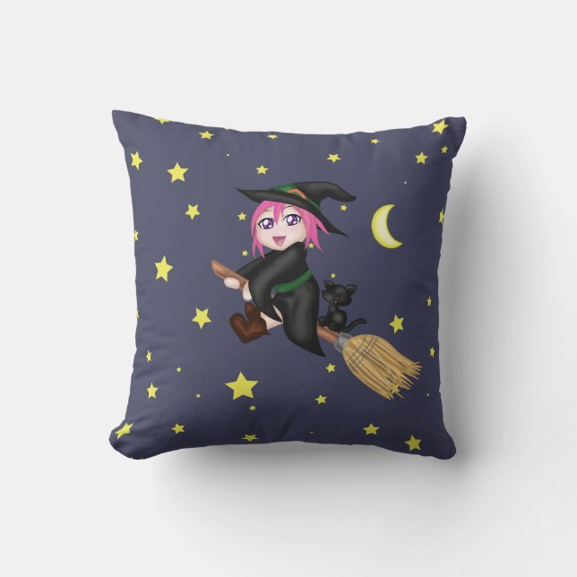 Cute Witch Cushion (Front)