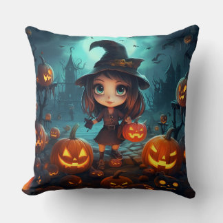Cute Witch Cushion