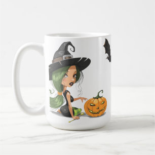 Cute Witch Halloween Coffee Mug