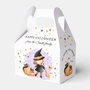 Cute Witch Halloween Favour Box