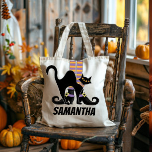 Cute Witch Halloween Personalised  Tote Bag