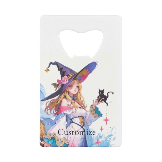 Cute Witch Holding Black Cat Thunder_Cove  (Front)